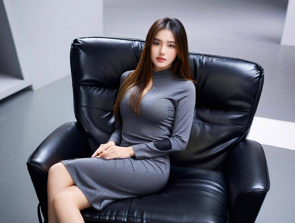 性优雅气质彰显职场率性干练的气场AG真人百家乐尖头高跟鞋穿出女(图4)